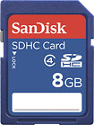 SanDisk 8GB Secure Digital High Capacity Memory Card