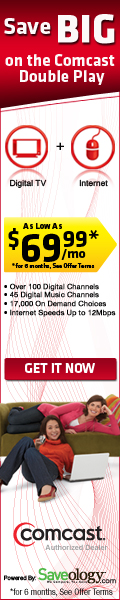 Get Comcast Double Play - Internet and TV for as low as $69.99 a month!*