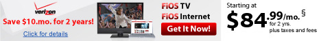 Get Verizon FiOS TV Prime HD today for as low as $64.99* - Call 1-877-651-0277